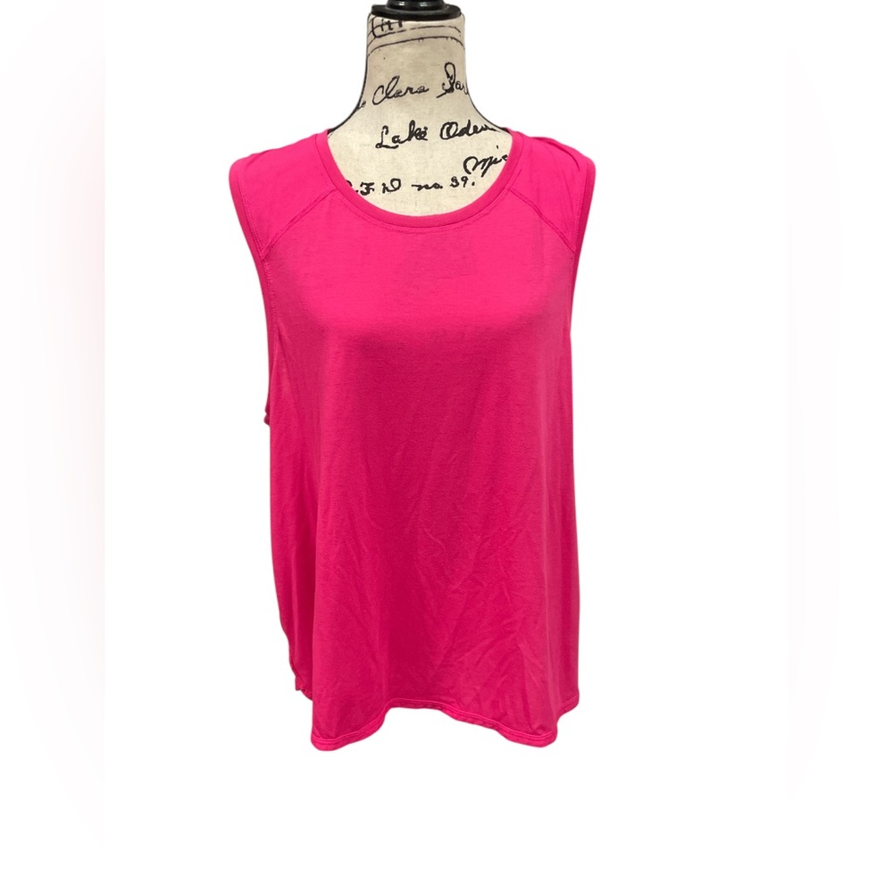 Athletic Works Pink Sleeveless Workout Tank top Size XXL
